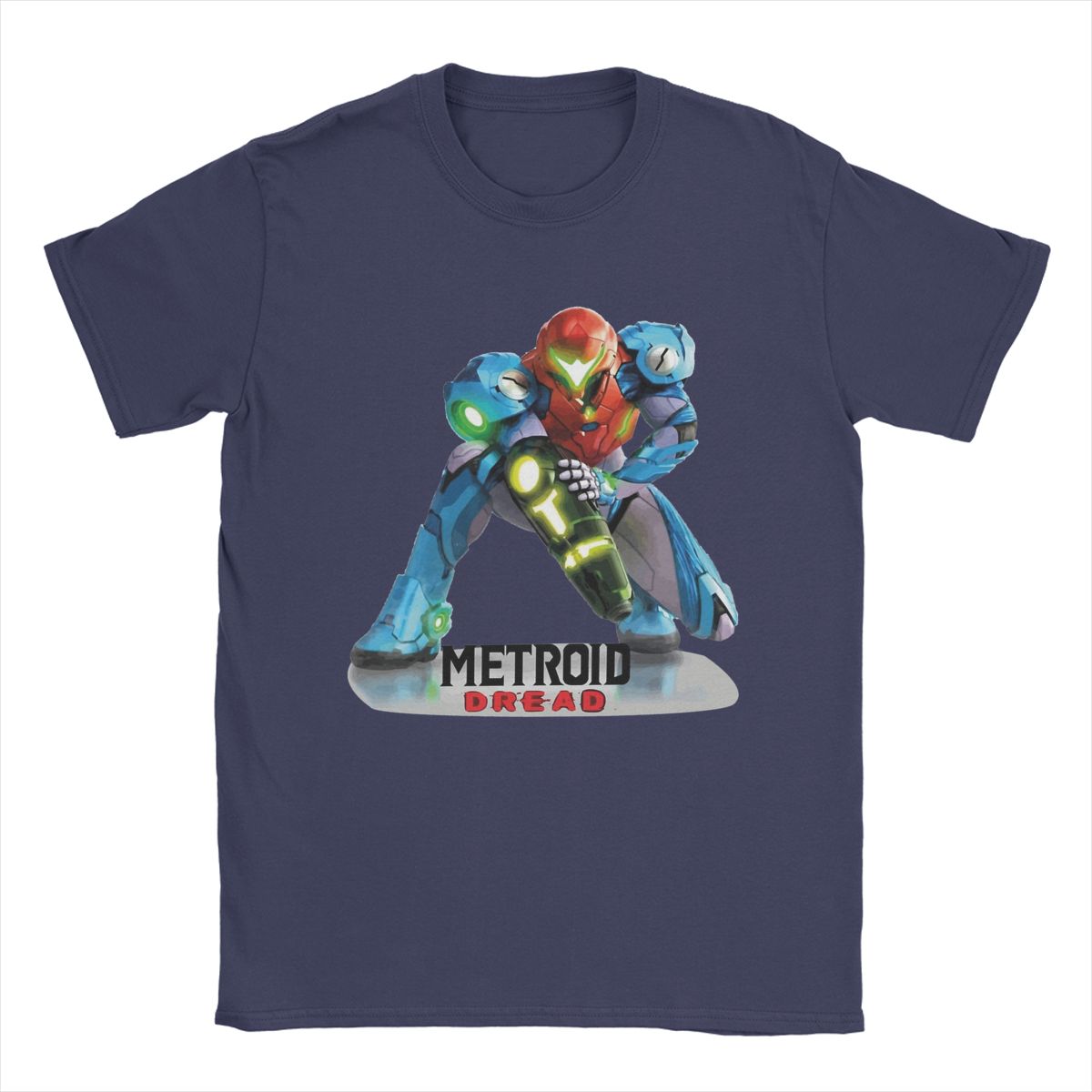

Retro Vintage Metroid Dread Cartoon Game Merch Shirt for Men Women Cool Cotton Graphic Printed Clothing 4XL