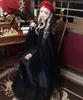 Milky Time Halloween Cosplay Zombie Vampire Ghost Costume with Rose Bride, Cute and Sexy Zombie Bride Long Black Hair (M)