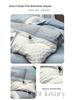 G5Z Embossed Jacquard Luxury Washed Cotton Bedding Set - Duvet, Bed Sheet, Fitted Cover (4 Pieces)