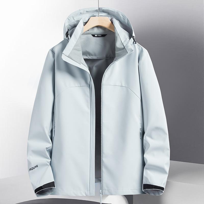 Spring and Autumn New Outdoor Jacket Couple Windproof Hooded Sports Casual Jacket