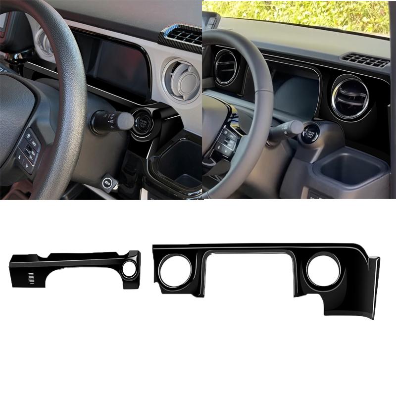 RHD For Honda N-box JF5 JF6 2024 2025 carbonfiber front Dashboard trument meter Display Screen one button start Panel cover