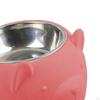15° Tilted Dog Bowl Slanted Lightweight Cartoon Sturdy Pet Supplies Easy To Food Stainless