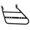 Motorcycle Side Mount Saddlebag Support Bracket 12mm Iron Matte Black Stylish Look Storage Bag Frame Bracket Holder