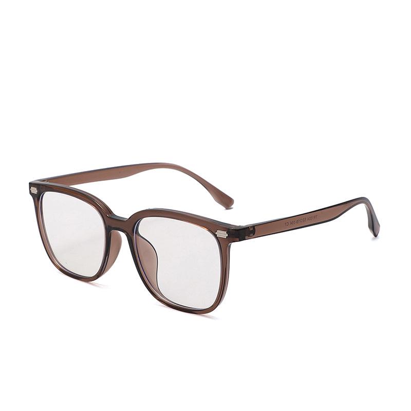 

Korean TR Square Anti-Blue Light Trendy Glasses Frame 1004, Compatible with Myopia Lenses