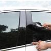 16Pcs Gloss Paino Black Pillar Post Fit For Toyota Corolla 2019 2020 20212022 Door Side Window Decal Cover Sticker Set