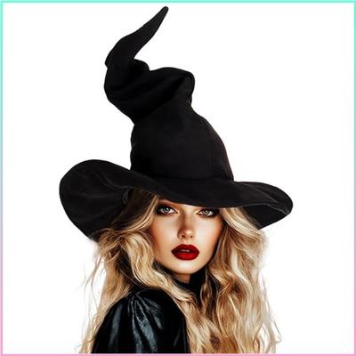 Halloween, Kouzelný klobouk Spider Twist, Přívěsek netopýr, Klobouk Witch Twist, COS Převlek, Stylový, Klobouk COS Převlek