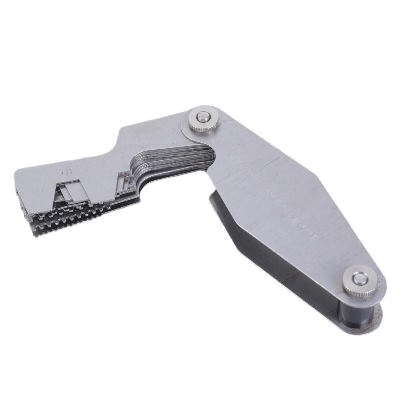 Stainless T Thread Gauge 29° Screw Gauge Thread Gauge Screw Measuring Tool for Industrial Measurement