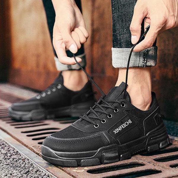 Hiking Shoes Men's Sports Casual Shoes Super Light Labor Protection Shoes Summer Deodorant Work Shoes