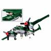 311PCS Military Air Force TU-2 Medium Bomber WW2 Aircraft Model Building Bricks Educational Toy for Kids No Box