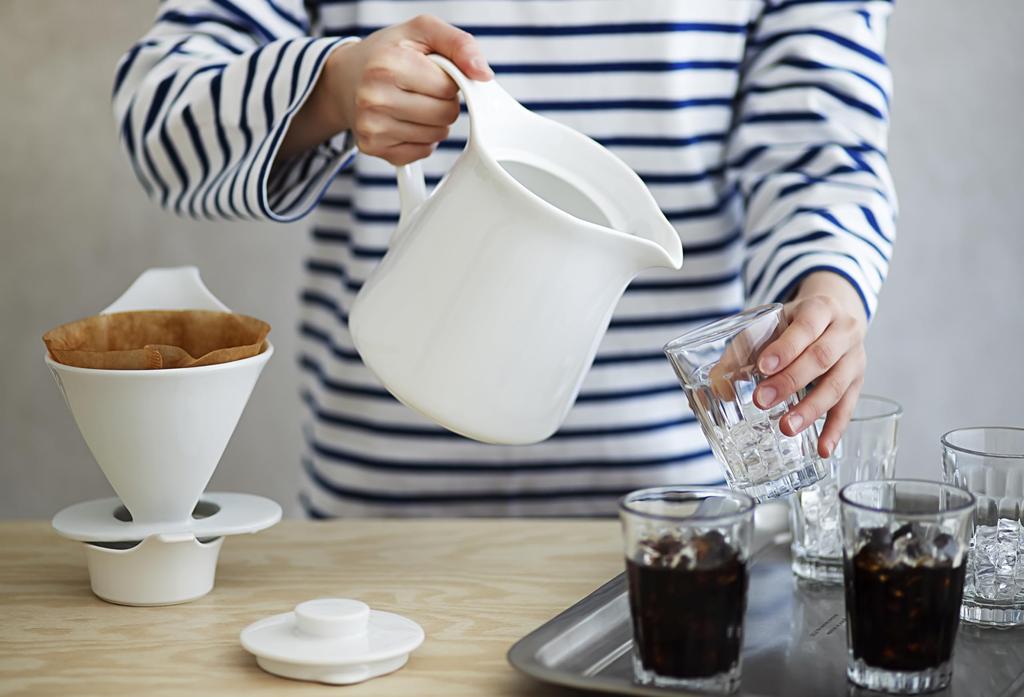 ZERO JAPAN Dripper XL Black BKK-15XL BK, 5-8 Cups, Made In Japan, Mino Ware