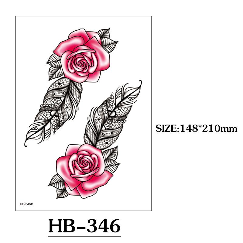 Animal Tattoo Sticker Wolf Head Lion Tiger Fierce Animal Tattoo Sticker Tattoo