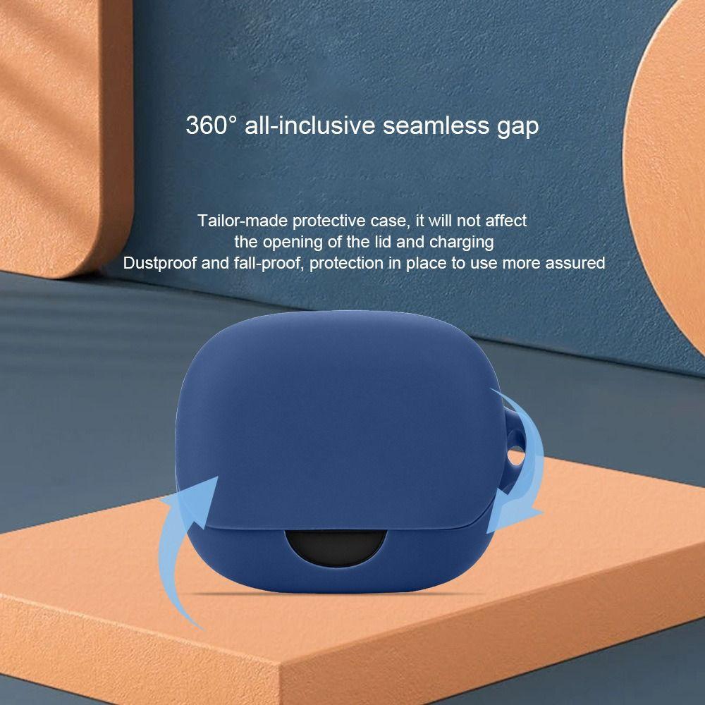 Silicone Earbuds Protective Case Dustproof Washable Wireless Earphone Shell Anti-drop for Anker Soundcore AeroFit Pro