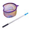 Kids Children Fishing Net Telescopic Stainless Pole Handle Portable Foldable Fish Landing Net for Safe Fish Catching