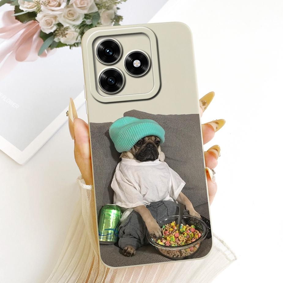 For Honor X5C Plus Case NLA-LX1 Cute Panda Dog Funny Cartoon Cover Soft TPU Phone Case For Honor X5C HonorX5C Plus Fundas Bumper