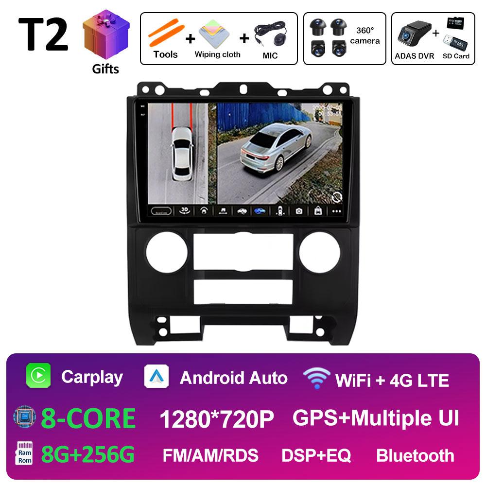 DSP Stereo Android Auto Carplay For Ford Escape 2007 2008 2009 2010 2011 2012 GPS Navi Smart System Touch Screen WIFI Auto Tools