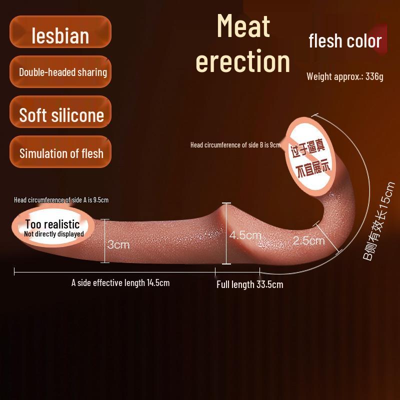 Double-Headed Alien Dragon Dildo: Realistic Adult Toy for Female Pleasure