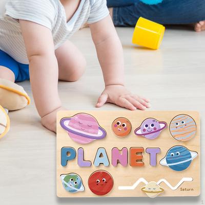 Puzzle Montessori Wooden Toy Cognitive Educational Interactive Shape Learning
