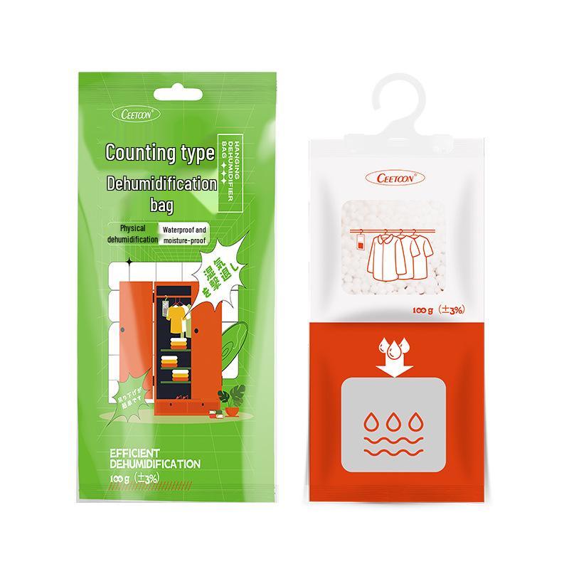 Moisture-Proof Dehumidifying Bag: Mold Prevention, Wardrobe Desiccant, Hanging Moisture Absorber Box