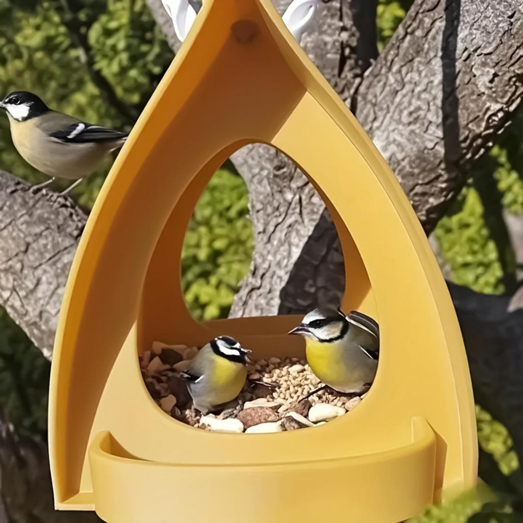Asılı Kuş Yemiği Büyük Kapasiteli Dış Mekan Kuş Yemiği Kuş Evi Bahçe Kuş Yemiği Serçe İspinoz Balkon Avlu Sundurma İçin