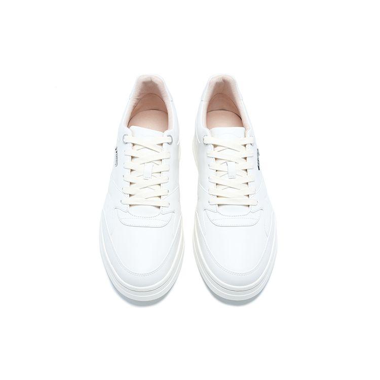 Li-Ning 1990 Lightweight Non-Slip Low-Top Skate Shoes Men Sneakers Standard-White ALHT001-2