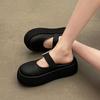 Shoes for Women Round Toe Woman Mules Slippers Height Platform Slides Summer Footwear Sandals High Quality Waterproof On Sale 39
