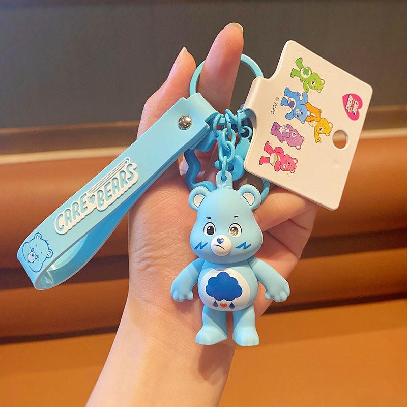 Licensed Love Adorable Bear Keychain Creative Rainbow Bear Backpack Gift Accessory