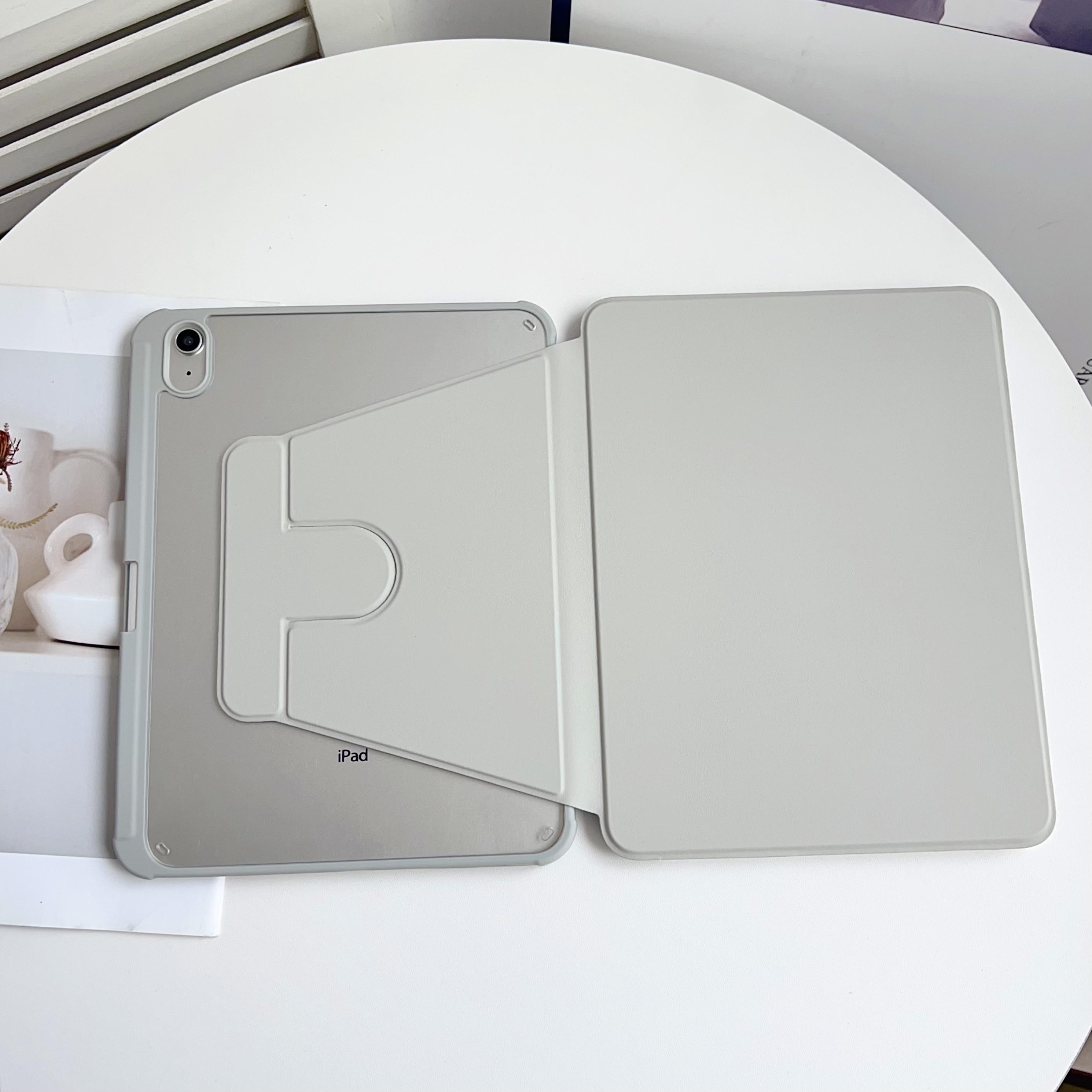 

360 Rotation Acrylic Protective Case For iPad Air 2025 A16 11th Gen 11 Air 4 5 6 7 10.9 10.2 Pro 11 13 12.9 mini6/7 9.7 Case iPad mini 6 7 білий
