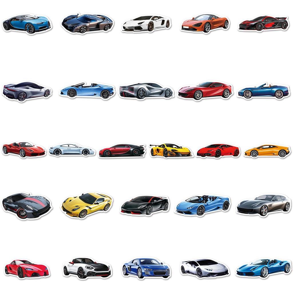 51 PCS Cartoon Creative Removable Stickers for Notebooks, Planners, Suitcases