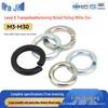 Nickel-Plated Metal Spring Washer, M2-M30 Sizes