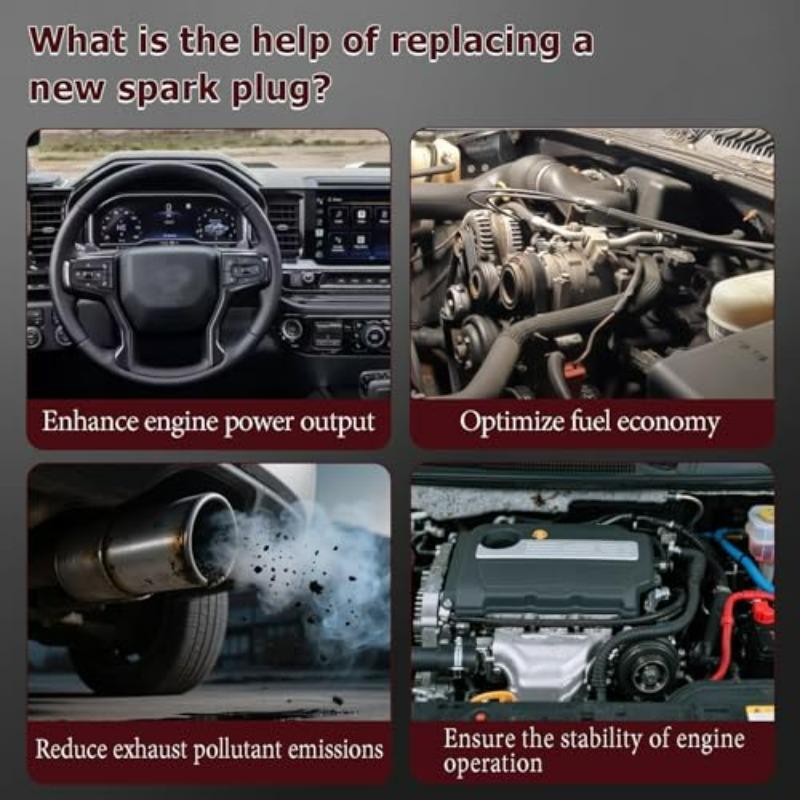 8pcs 19431551 Spark Plug Ignition Wires Set for Cadillac CT5 CTS Escalade Chevrolet Silverado 1500 Suburban Tahoe GMC Yukon
