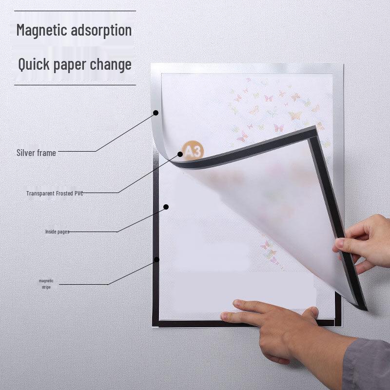 Songge A4 Magnetic Punch-Free Photo Frame