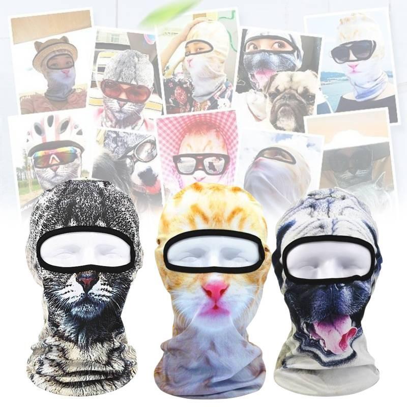3d Face Mask For Outdoor Sports Stylish Breathable Uv Protection For Cycling And Fishing