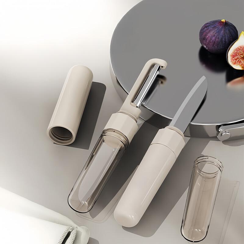 Aisida 2-in-1 Fruit Peeler and Paring Knife