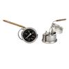 500degree Pizza oven thermometer, kiln thermometer Stainless steel high-temperature resistant pointer thermometer