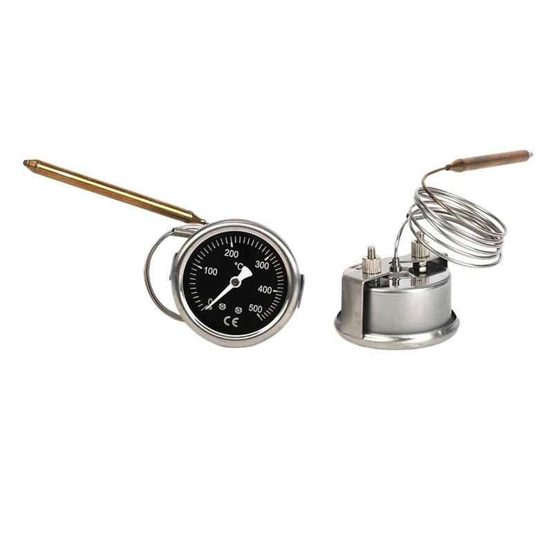 500degree Pizza oven thermometer, kiln thermometer Stainless steel high-temperature resistant pointer thermometer