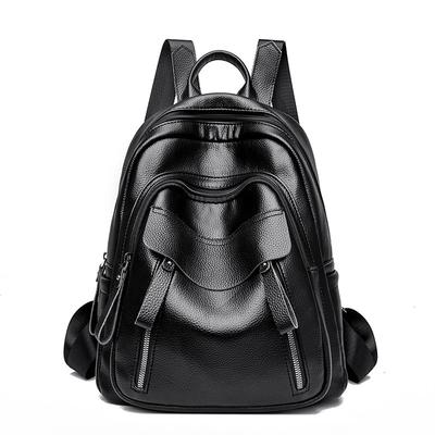 Rucsac pentru femei, stil coreean, versatil, tendință de modă europeană și americană, piele moale, casual, rucsac pentru femei