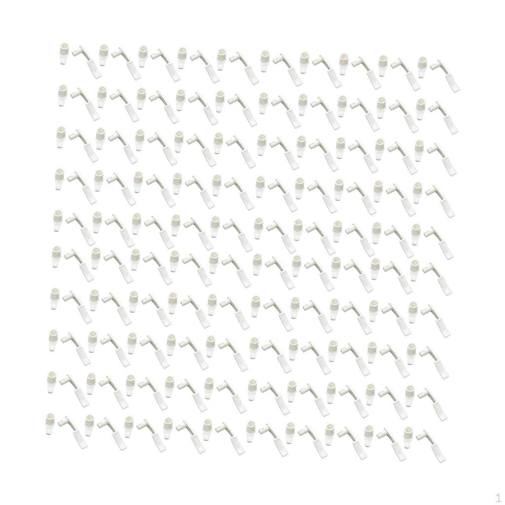 100 Stück Lampenschirm-Clips Deckenleuchte Befestigungsclip für Aufbauleuchten