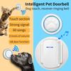 Wireless Smart Dog Training Doorbell with Touch Sensor and Music