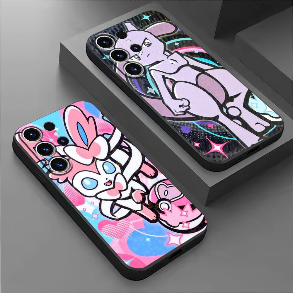 Case For Samsung Galaxy S24 S23 Ultra S22 Plus S20 FE S21 S10 5G Lite S10e S9 S8 Luxury Soft Phone Cover Pokemon Squirtle Cute