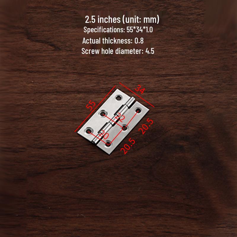 Mini-Scharniere aus Edelstahl für Koffer, Geschenkboxen, Holztüren und Schränke