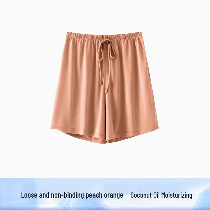 Summer Women's Ice Silk Modal Pajama Shorts - Versatile for Outdoors and Lounging
