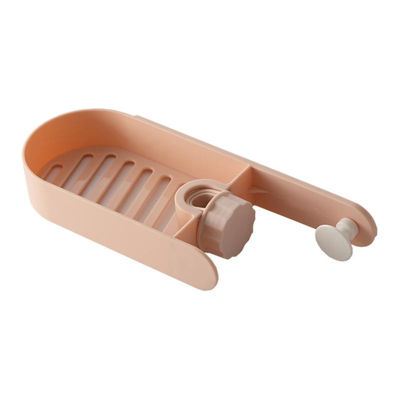 Nail-free Multifunction Faucet Rack Shelf Rag Sponge Brush Drain Sink Storage Shelf Home Kitchen Household Organizer Accessorie