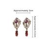 Luxury Retro Palace Style Full  Dangle Earrings For Women Antique Gold Color Drop Earrings Vintage Jewelry Accessories