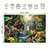 Jungle Animal Waterfall Tapestry Wall Hanging for Home Decor