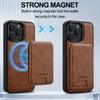2 in 1 Detachable Magnetic Vertical Cards Solt Wallet Leather Case For iPhone 16 Pro Max 15 Plus 14 13 12 11 SE 2026 For Magsafe