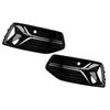 2PCS Front Bumper Fog Light Cover Grille Grill Fit A6 C8 2019-2023