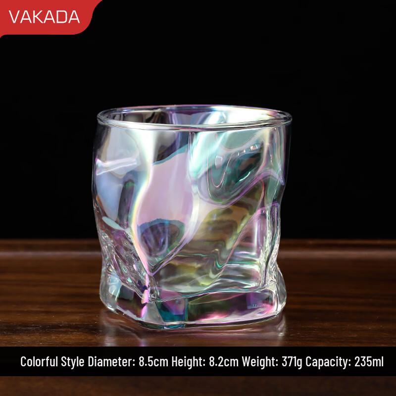 VAKADA Glass Whiskey and All-Purpose Beverage Cup