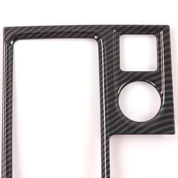 ABS Gear Shift Panel Trim Cover with Carbon Fiber Texture - Suitable for San none