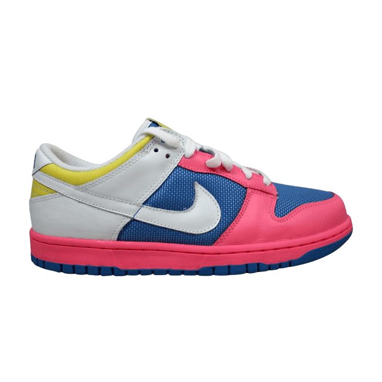 

Женские кроссовки Nike WS Dunk Low Pink Light-Lava White-Light-Blueberry 309324-614