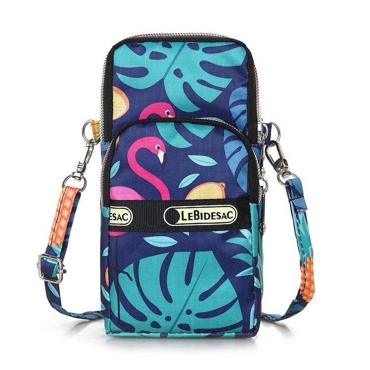 Elegant Retro Nylon Phone Pouch For Women With Eye-catching Designs And Colors